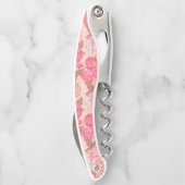 Floral zu Wood Popular Geschenk Kellnermesser (Rückseite)