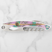 Floral zu Wood Popular Geschenk Kellnermesser (Vorderseite)