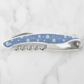 Floral zu Wood Popular Geschenk Kellnermesser (Rückseite)