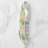 Floral zu Wood Popular Geschenk Kellnermesser (Rückseite)