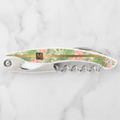 Floral zu Wood Popular Geschenk Kellnermesser (Vorderseite)