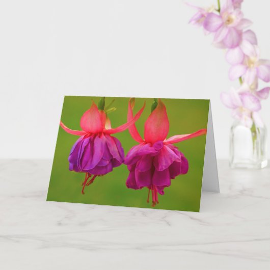 Floral zur Ermutigung von Schwesterkrebs Karte (Orchidee)
