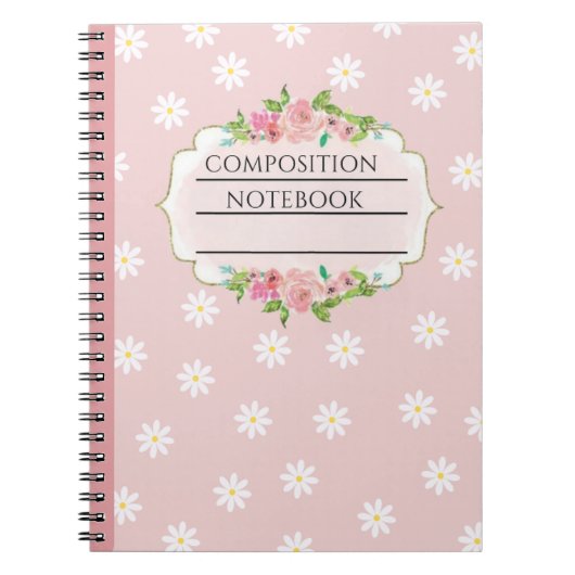 Floral Zusammensetzung Noteboal Notizblock (Vorderseite)