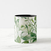 floral zweifarbige tasse (Mittel)