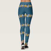 Floraldamen, lange Leggings (Rückseite)