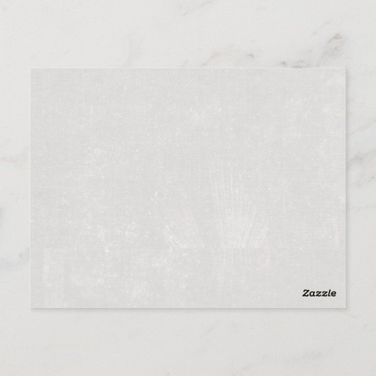 Florale Beerdigung mit einer Memory Condolences Ca Postkarte (Rückseite)