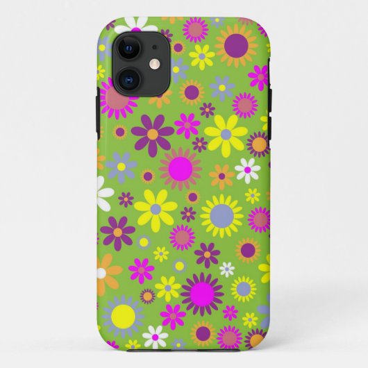 Florale Blume IPhone Fall Case-Mate iPhone Hülle (Rückseite)