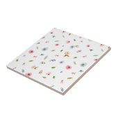 Florale Blume Rose Botanische Niedliche einfache M Fliese (Seite)