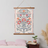Florale Botanik  Wandteppich Mit Holzrahmen (Schlafzimmer)