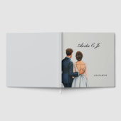 Florale botanische Hochzeit  Gästebuch (Voll)