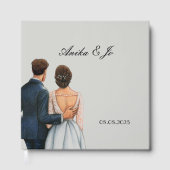 Florale botanische Hochzeit  Gästebuch (Vorderseite)