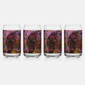 Florale Braut Dosenglas (Hinten)