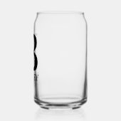 Florale Buchstaben B Monogramm und Personalisierte Dosenglas (Links)