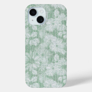 Florale Daisy samtiges Mintgrün Case-Mate iPhone Hülle