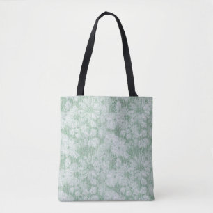 Florale Daisy samtiges Mintgrün  Tasche