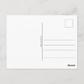 Florale Dreiecke, Tangle Zeichnung -  Postkarte (Rückseite)