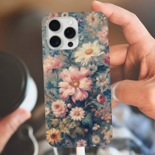 Florale Eleganz iPhone Hülle