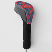 Florale Falltreiberabdeckung Golf Headcover (angewinkelt)