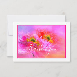 Florale Fantasie danke Karte