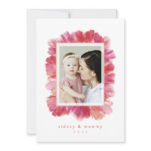 Florale Flachbild-Muttertagskarte