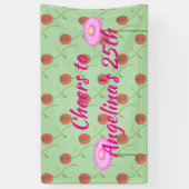 Florale Geburtstags-Kollektion Banner (Vertikal)