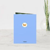 Florale Geburtstagskarte für sie Karte (Rückseite)