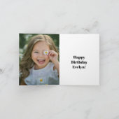 Florale Geburtstagskarte für sie Karte (Innenseite)