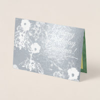florale Geburtstagskarte mit Text