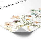 Florale Gefälligkeiten Poster (Ecke)
