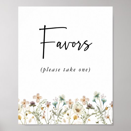 Florale Gefälligkeiten Poster (Vorne)