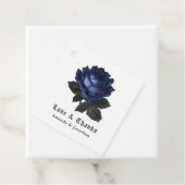 Florale gotische Hochzeit Geschenkanhänger (Beispiel)