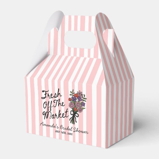 Florale Hochzeitsshower Geschenkschachtel (Vorderseite)