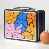 Florale Illustration Metall Brotdose (Beispiel)