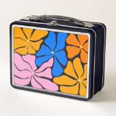 Florale Illustration Metall Brotdose (Vorderseite)