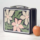 Florale Illustration Metall Brotdose (Beispiel)