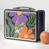 Florale Illustration Metall Brotdose (Beispiel)