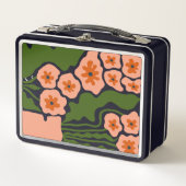 Florale Illustration Metall Brotdose (Vorderseite)