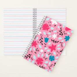 Florale Illustration Notizblock