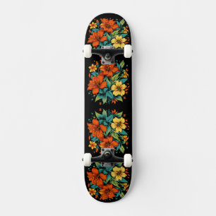 Florale Illustration Skateboard