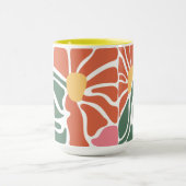Florale Illustration Tasse (Zentrum)