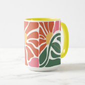 Florale Illustration Tasse (VorderseiteRechts)