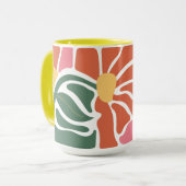 Florale Illustration Tasse (Vorderseite Links)