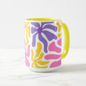 Florale Illustration Tasse (VorderseiteRechts)