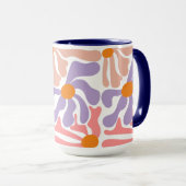 Florale Illustration Tasse (VorderseiteRechts)