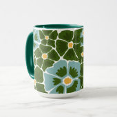 Florale Illustration Tasse (Vorderseite Links)