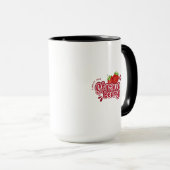 Florale Illustration Tasse (VorderseiteRechts)