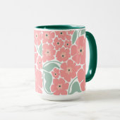 Florale Illustration Tasse (VorderseiteRechts)
