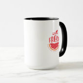Florale Illustration Tasse (VorderseiteRechts)