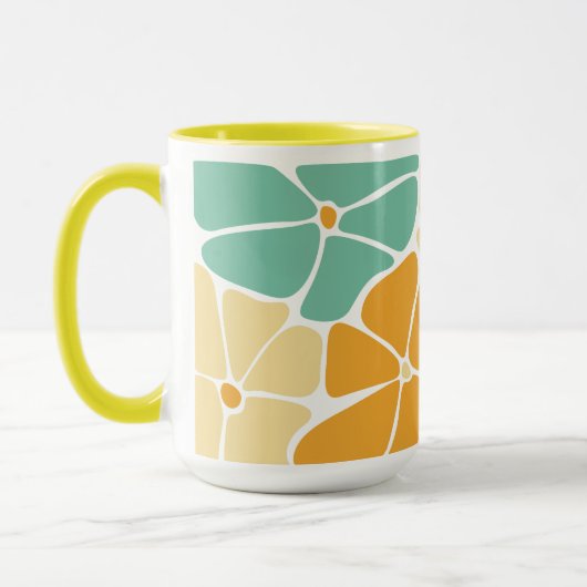 Florale Illustration Tasse (Links)