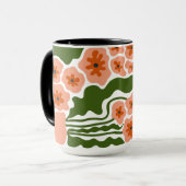 Florale Illustration Tasse (Vorderseite Links)